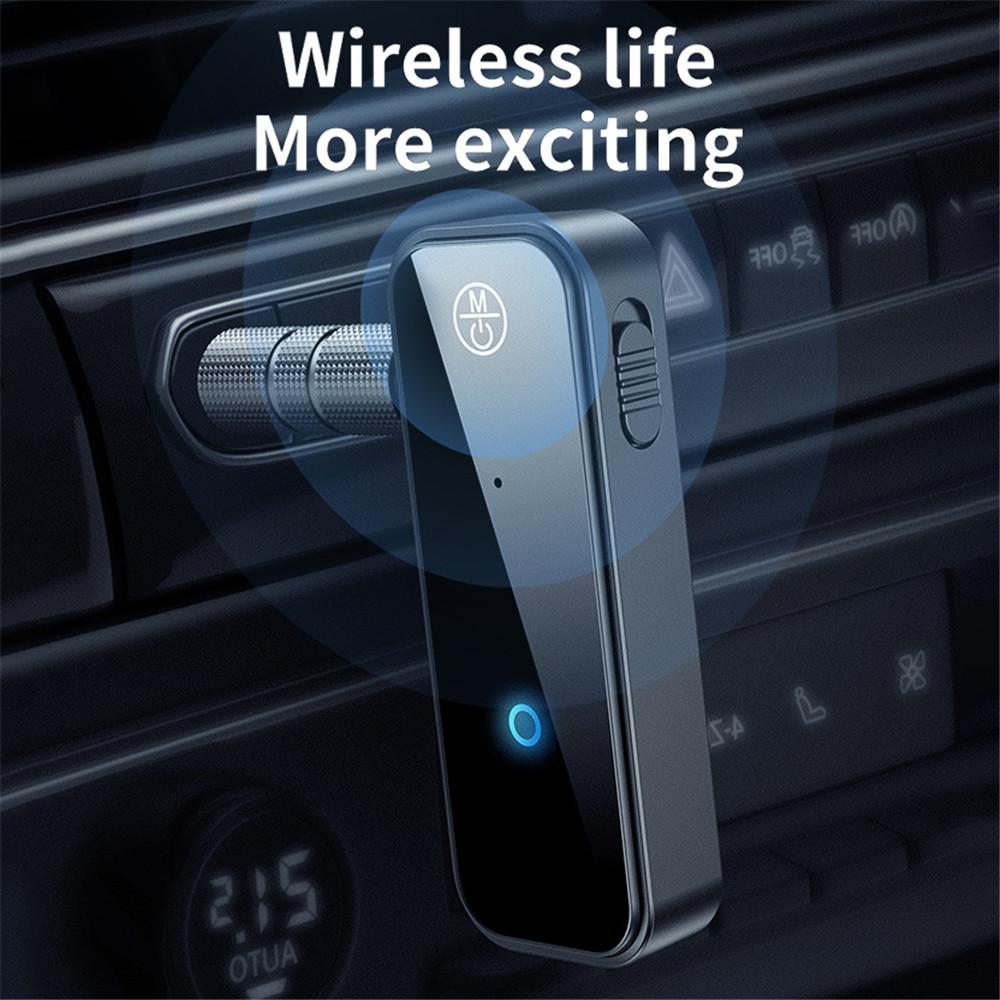 Bluetooth 5.0 Receiver Transmitter Adapter 3.5mm Jack For Car Music Audio Aux A2dp Headphone Reciever Handsfree