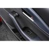Black Titanium Window Lift Panel Cover Trim For -2025 Mazda CX-30 CX30