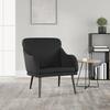 351424 vidaXL Armchair Black 63x76x80 Cm Faux Leather