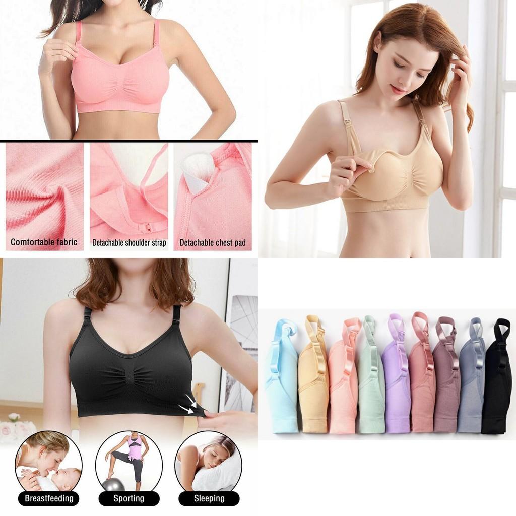 Seamless Maternity Nursing Bra Ultra-smooth And Soft Wirefree Breastfeeding Lingerie For Comfort