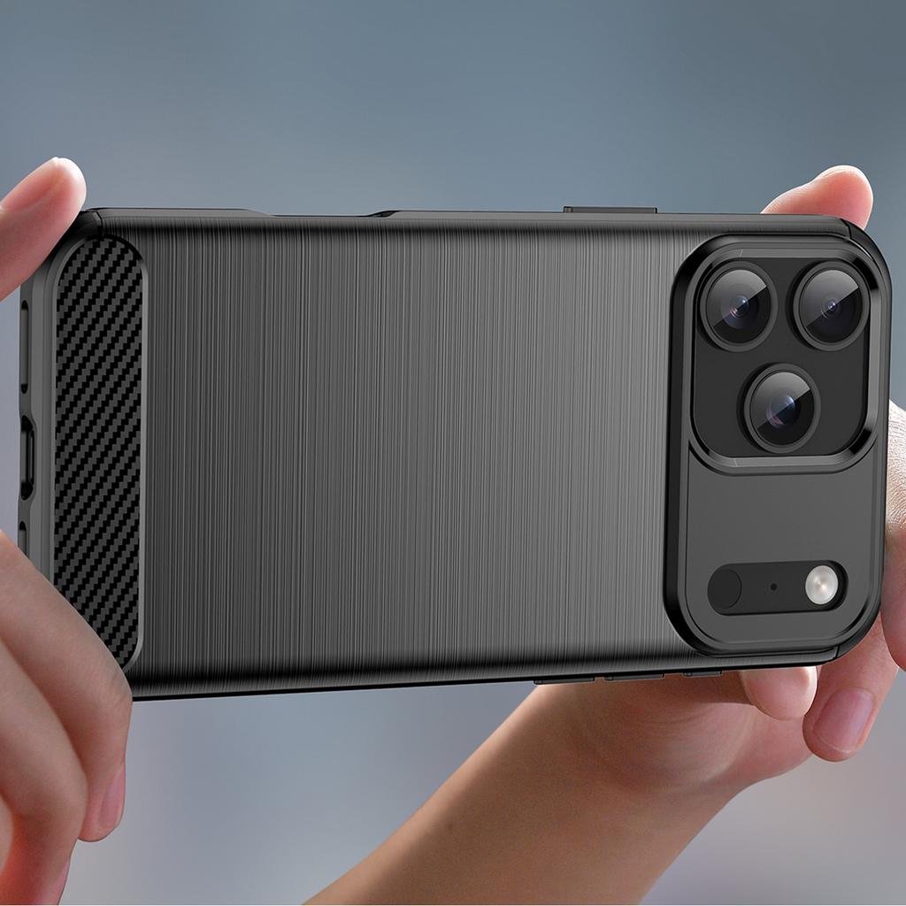 Etui pokrowiec ochronny na iPhone 17 Pro Carbon Case - czarne