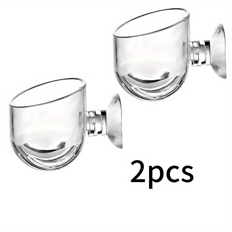 2Pcs Red Worm Feeder Aquarium Plant Pot, Plastic Fish Tank Plants Holder with Aquarium Planter