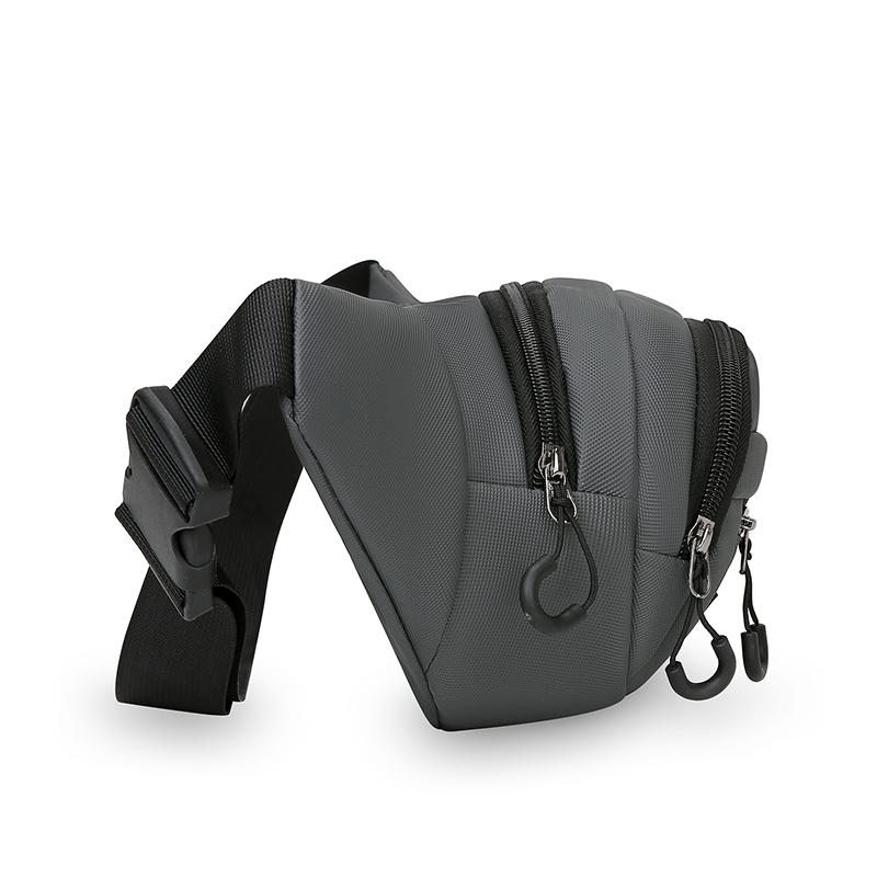 Водонепроницаемая мужская поясная сумка Многофункциональная спортивная уличная сумка большой вместимости на грудь