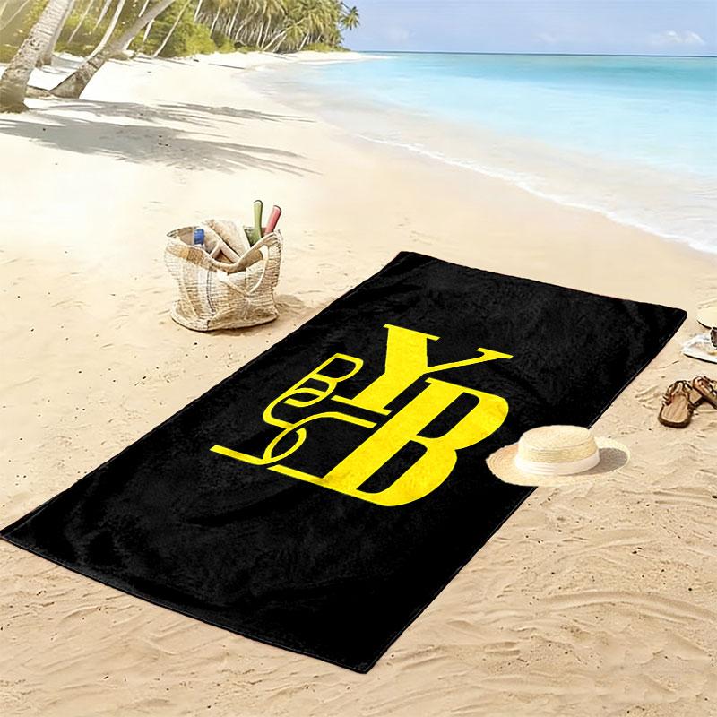 Пляжное полотенце BSC Young Print, Большое мягкое быстросохнущее полотенце для пляжа, кемпинга, плавания