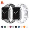 Прозрачный ремешок для Apple Watch Band 41 мм 40 мм 45 мм 44 мм 42 мм 46 мм 49 мм Ремешок для iWatch Series Ultra 3 11 10 9 8 7 6 5 4 SE 3