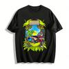 Vacation Gorilla Гамак Коктейльный Принт Повседневная футболка с коротким рукавом Футболка из чистого хлопка