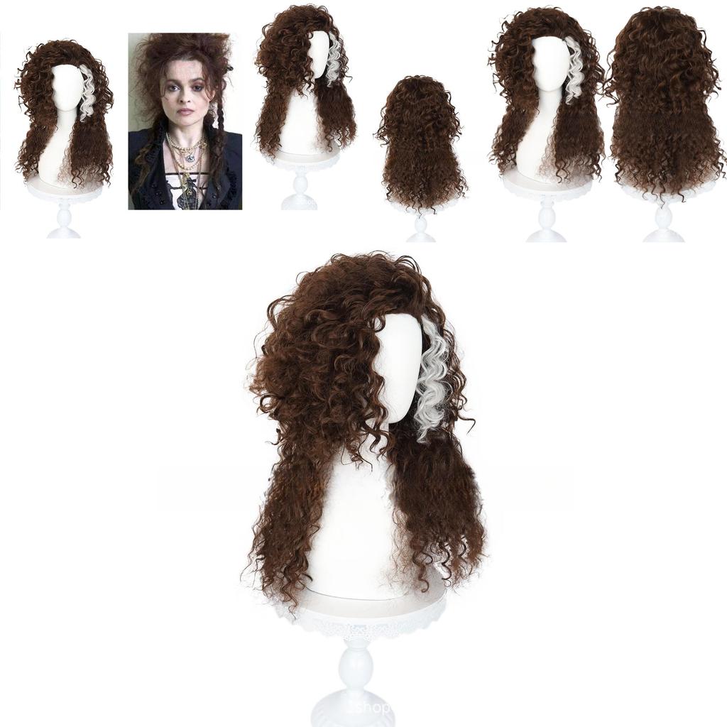 Bj-108 Bellatrix Lestrange Cosplay Wig Authentic Anime Style Versatile For Any Face Shape