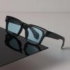Designer Square Sunglasses Women Men Retro Black Sun Glasses Luxury Personality Eyewear Mirror Lens Stylish Brand