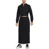 Nike Женский укороченный топ с молнией на половину Sportswear Tech Fleece HJ1032-010