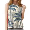 Women's Fashion Summer Round Neck Tank Top Lightweight Sleeveless  Print Tank Top