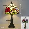 Tiffany Vintage Stained Glass Table Lamp for Bedside or Cafe