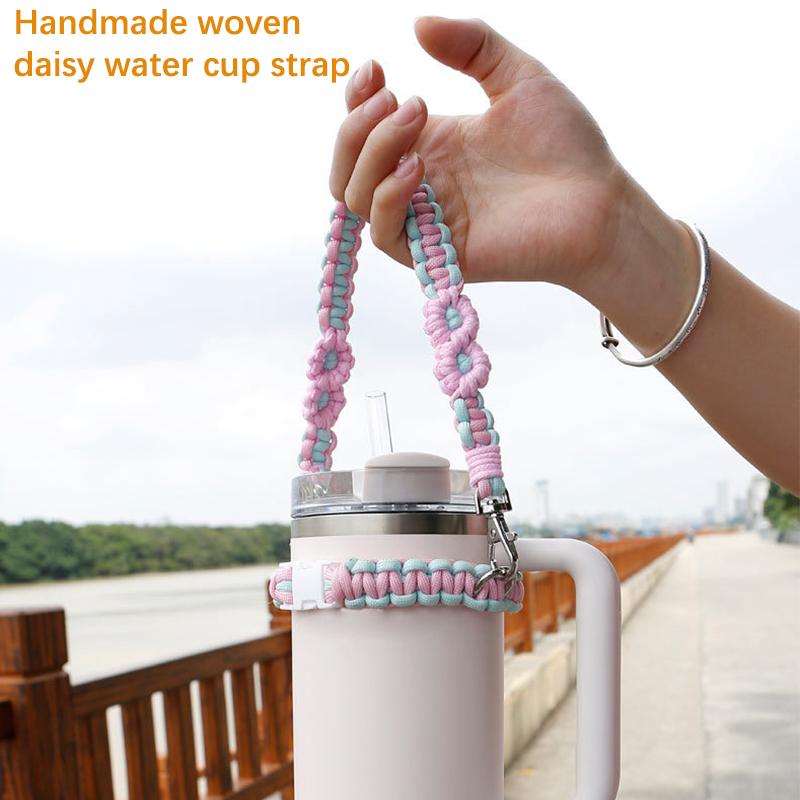 Ремешок для бутылки с водой в стиле бохо подходит для большинства бутылок объемом 30-40 унций, держатель для бутылок с водой для аксессуаров для чашек