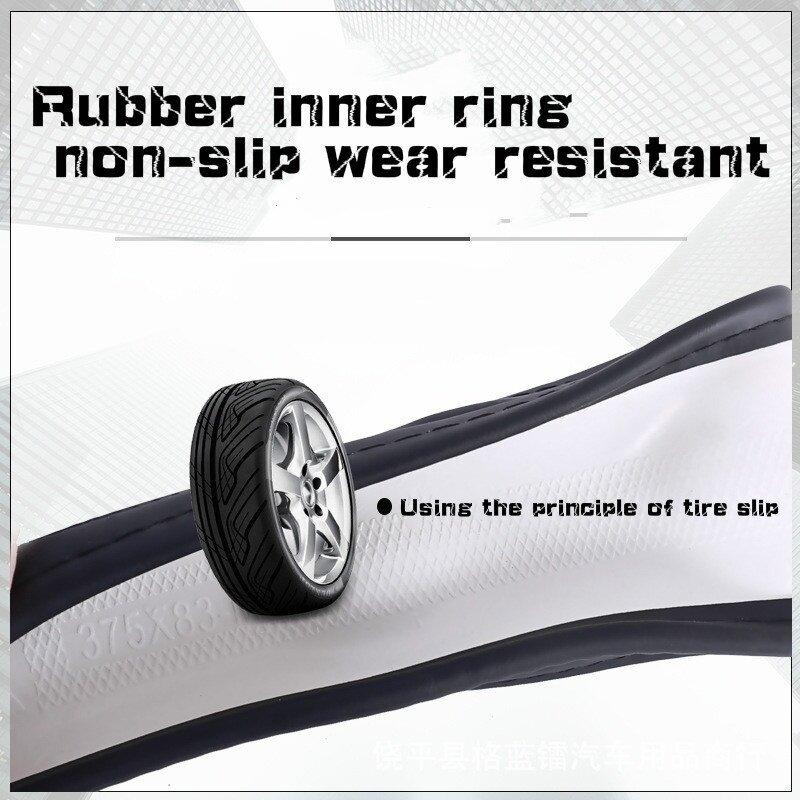 fypaj3 Ford leather Car steering wheel Cover For ford focus Mondeo Fiesta Transit Explorer F-150 Ranger Kuga Edge Fusion MK2 MK3 Car