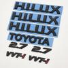 3D Глянцевый Черный Набор Наклеек-Эмблем с Буквами Hilux 2.7 VVT-i для Hilux 2004-2025 Замена на Внешнюю Часть Заднего Багажника