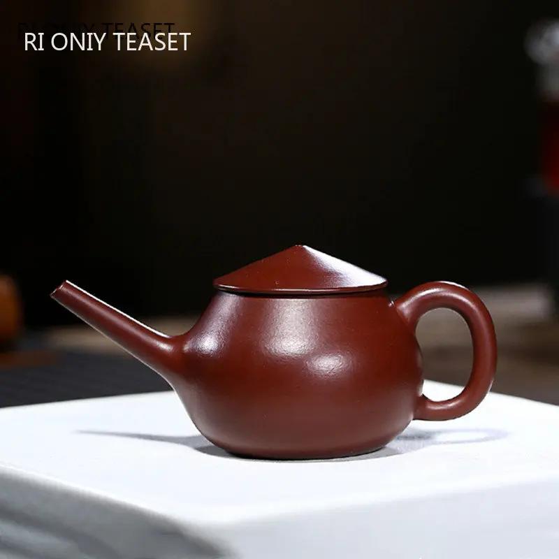140ml Chinese Yixing Purple Clay Teapots Creative Handmade Tea Pot Beauty Tea Infuser Kettle Household Zisha Tea Set Teaware