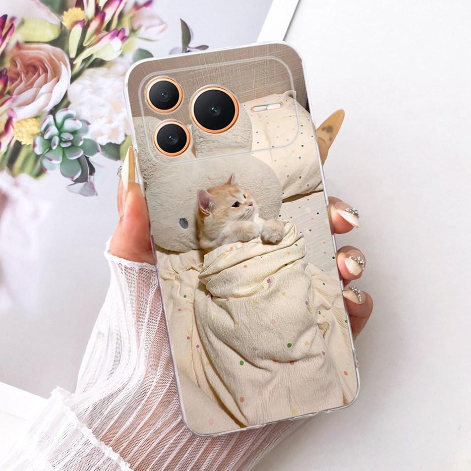 For Honor Power 2 / Power 5G 2026 Cute Flower Butterfly Cat Painted Case For Honor Power Power2 Soft Silicone TPU Phone Cases