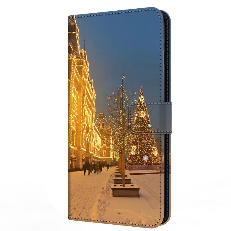 Wallet For Oneplus Ace 6 Flip Stand Book Phone Cover Magnetic Leather Case Cartoon Anime Merry Christmas Capa Oneplus Ace6 5G
