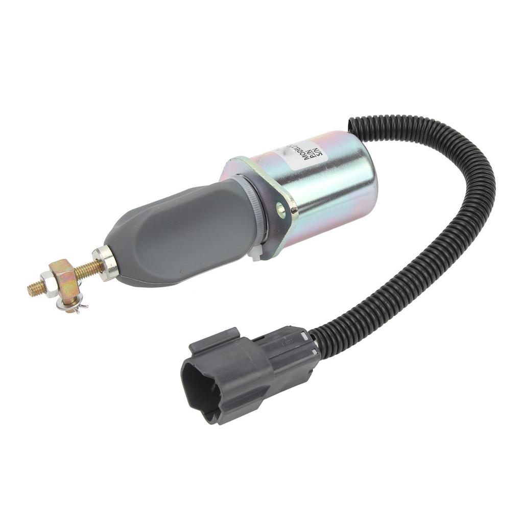 Fuel Shut Off Solenoid 1751ES‑12A3UC12B1S Engine Fuel Stop Solenoid for Marine Engines DC12V