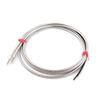 Metal Sheathed Fiber Optic Sensor Amplifier with Right Angle Elbow and Extended Reflective Through-Beam Cable