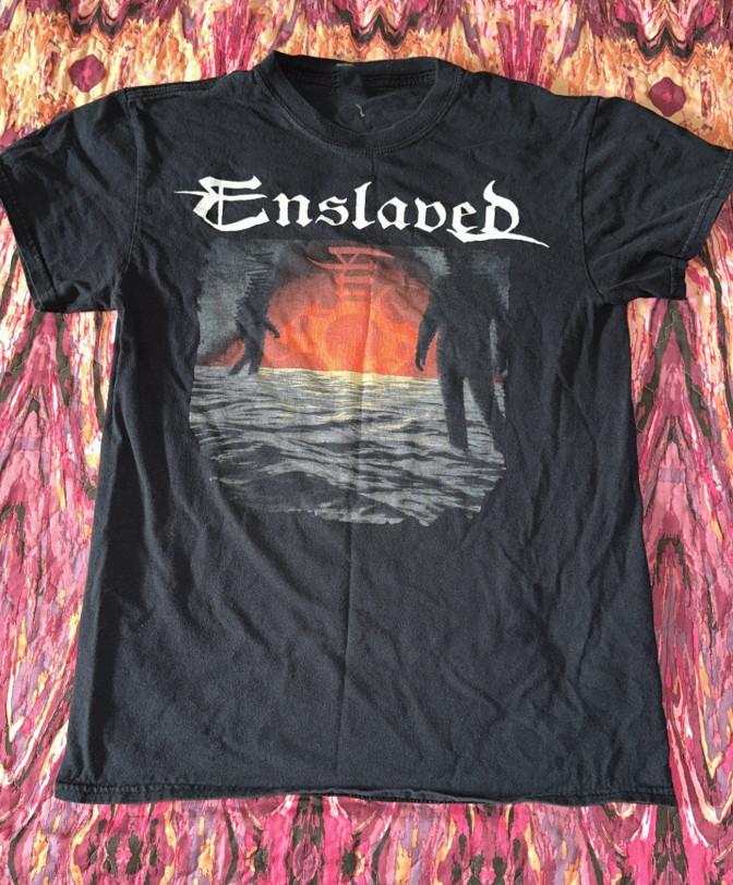In North American Times Enslaved Band Cotton T-Shirt EG423