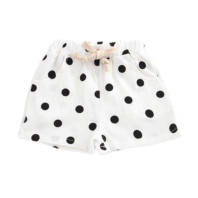 Летние детские шорты в горох