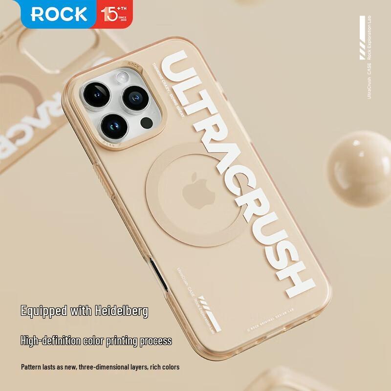 ROCK Magnetic Full-Coverage Phone Case for iPhone 16 Pro