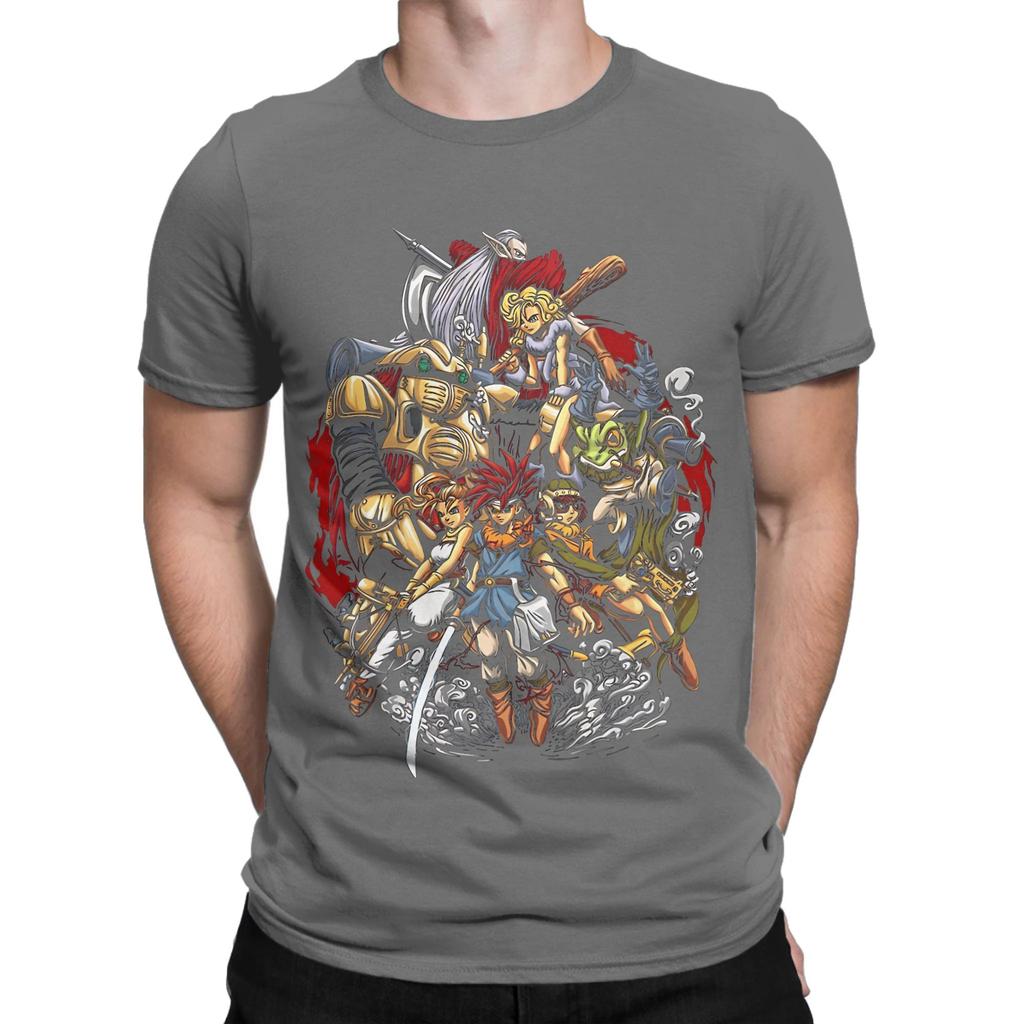 Chronos Triggers colorful Graphic 100 Cotton TShirt Chrono Trigger Tees Tops For Unisex
