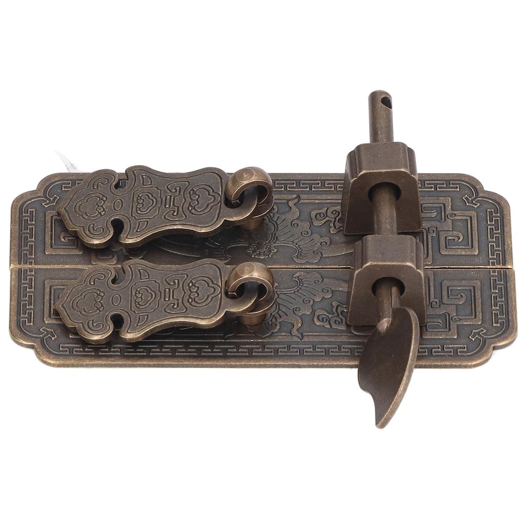 Лицевая панель шкафа из латуни, материал бронза, благоприятный узор летучей мыши, ручки для шкафа в китайском стиле в стиле ретро