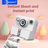Instant Camera 2.4inch IPS Screen Children Digital Camera with Print Paper Selfie Printing Camera for 3-12 Year Old Girls & Boys