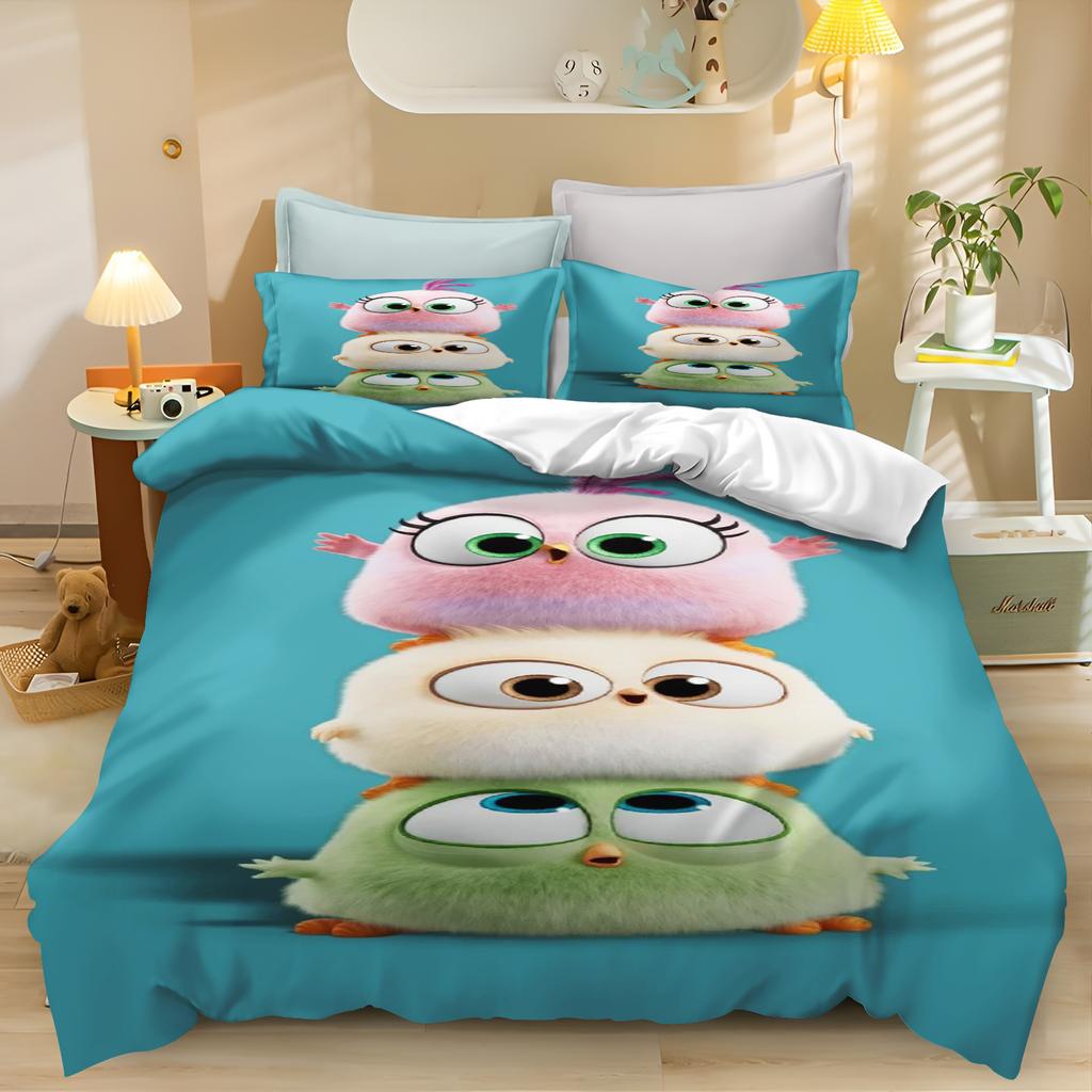 Printed Bedroom bedding set duvet cover Christmas Gifts Comforte Cartoon With pillowcase children's suitable and adults