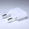 Lingzaling Europe Outlet Conversion Adapter for Overseas Travel Power Conversion Plug C Type Set of 2 (White)
