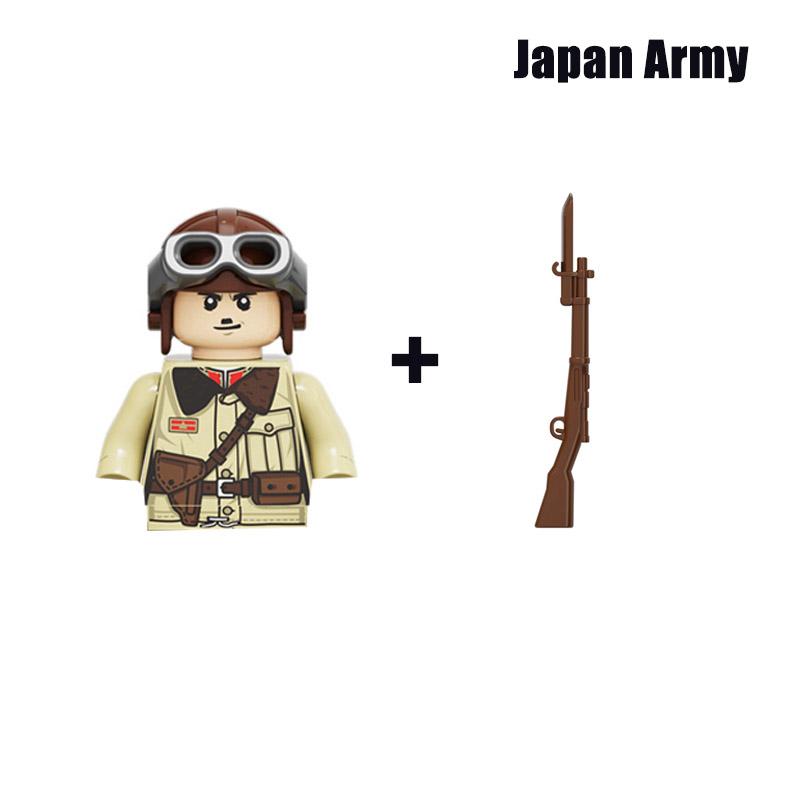 Детские игрушки Наборы WW2 Военные Армейские Конструкторы Советские Американские Китайские Солдаты Мини Фигурки Медаль Игрушки Для Детей Подарки на День Рождения