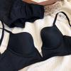 Sexy Plunge Lingerie for Women Seamless Push Up Bra Set 3 Color Adjustable Strap Brassiere Deep V Comfortable Female Underwear