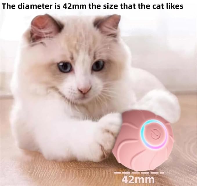 Интеллектуальная интерактивная игрушка для кошек Powerball 2.0 Игрушка для кошек Smart Cat Ball избавляет от скуки, защищает от укусов, тихий компаньон, привлекает кошек