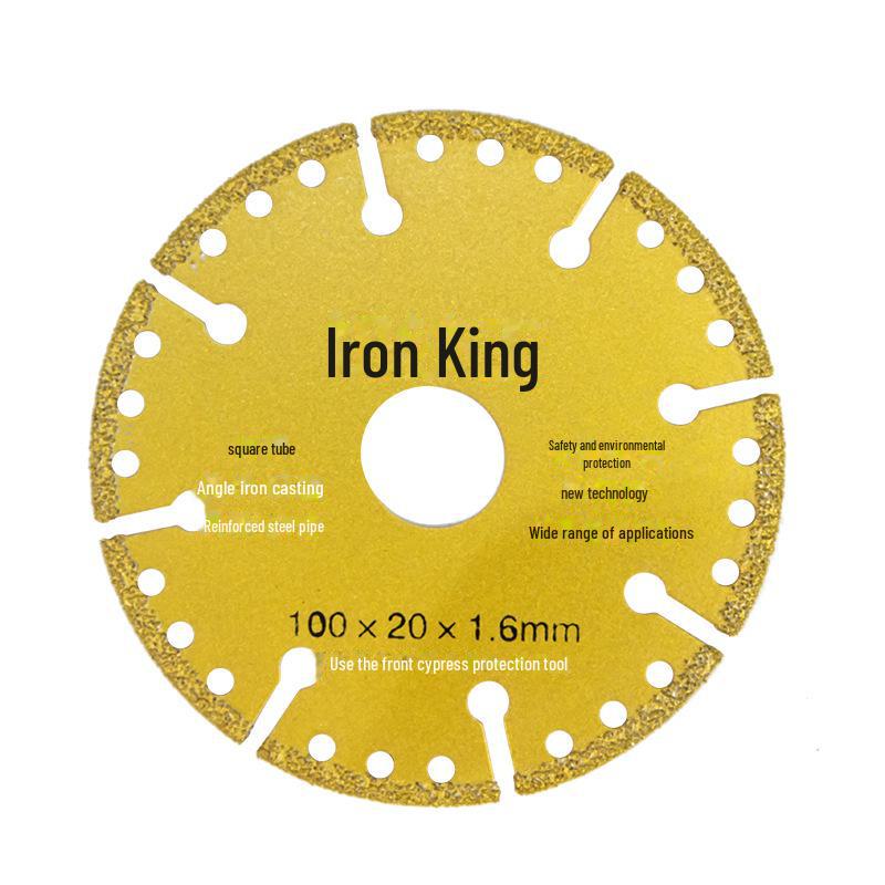 Паяный алмазный чугунный режущий диск для угловой шлифовальной машины