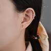 Star Moon Earrings for Women Small Diamond Light Luxury High-end Earrings and Earrings Gifts Versatile