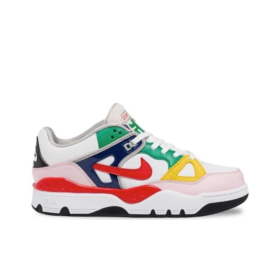Nike Nigo x Air Force 3 Low SP OGIN - белые многоцветные Otsumo Plaza Japan Exclusive унисекс кроссовки University-Red Tour-Yellow Pink-Foam HQ7534-100