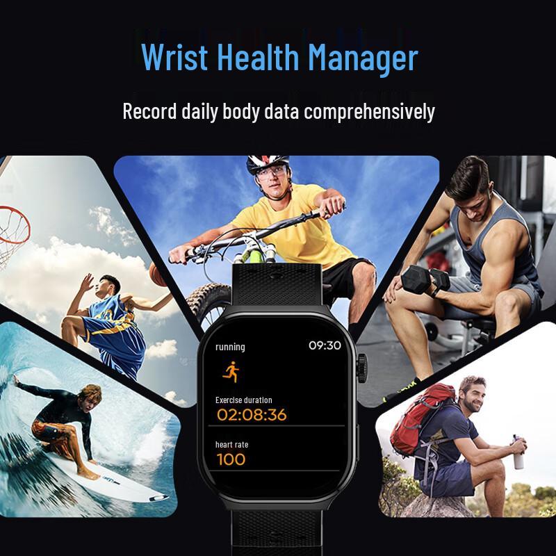 Newmine HarmonyOS Smart Sport Watch with Bluetooth Call & Health Monitoring (CN version)
