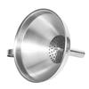 Stainless Steel Kitchen Funnel with Detachable Filter for Transporting Liquids& Fluid