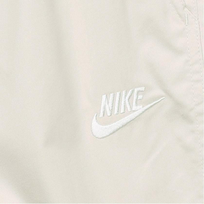 Nike Однотонные тканые прямые брюки с завязками, мужские повседневные брюки, белые DX3337-104