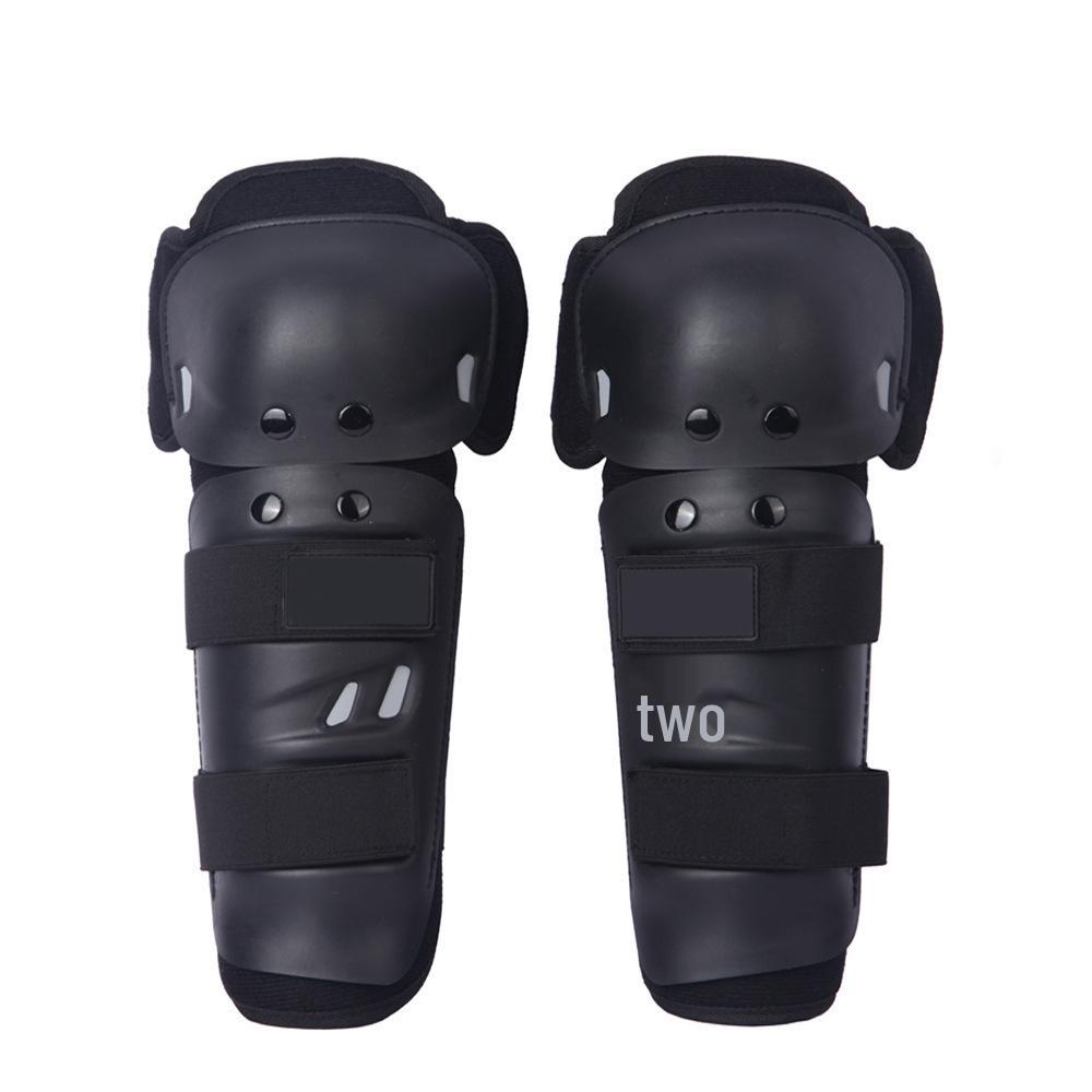 Motorcycle Off-Road Knee and Elbow Pads Set - Round Head Competition Protective Gear