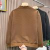 Спокойный, высокого класса, темпераментный, ретро, темно-кофейный цвет, свитер с V-образным вырезом, кардиган, пальто, мужской, весенне-осенний, повседневный свитер для мужчин