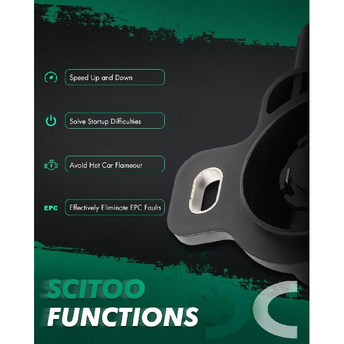 SCITOO Accelerator Pedal Sensor Assembly fit for Acura for MDX 2003 2004 2005 2006,for Acura for TL 2004 2005 2006 2007 2008 5S8776 APS147 PPS1046