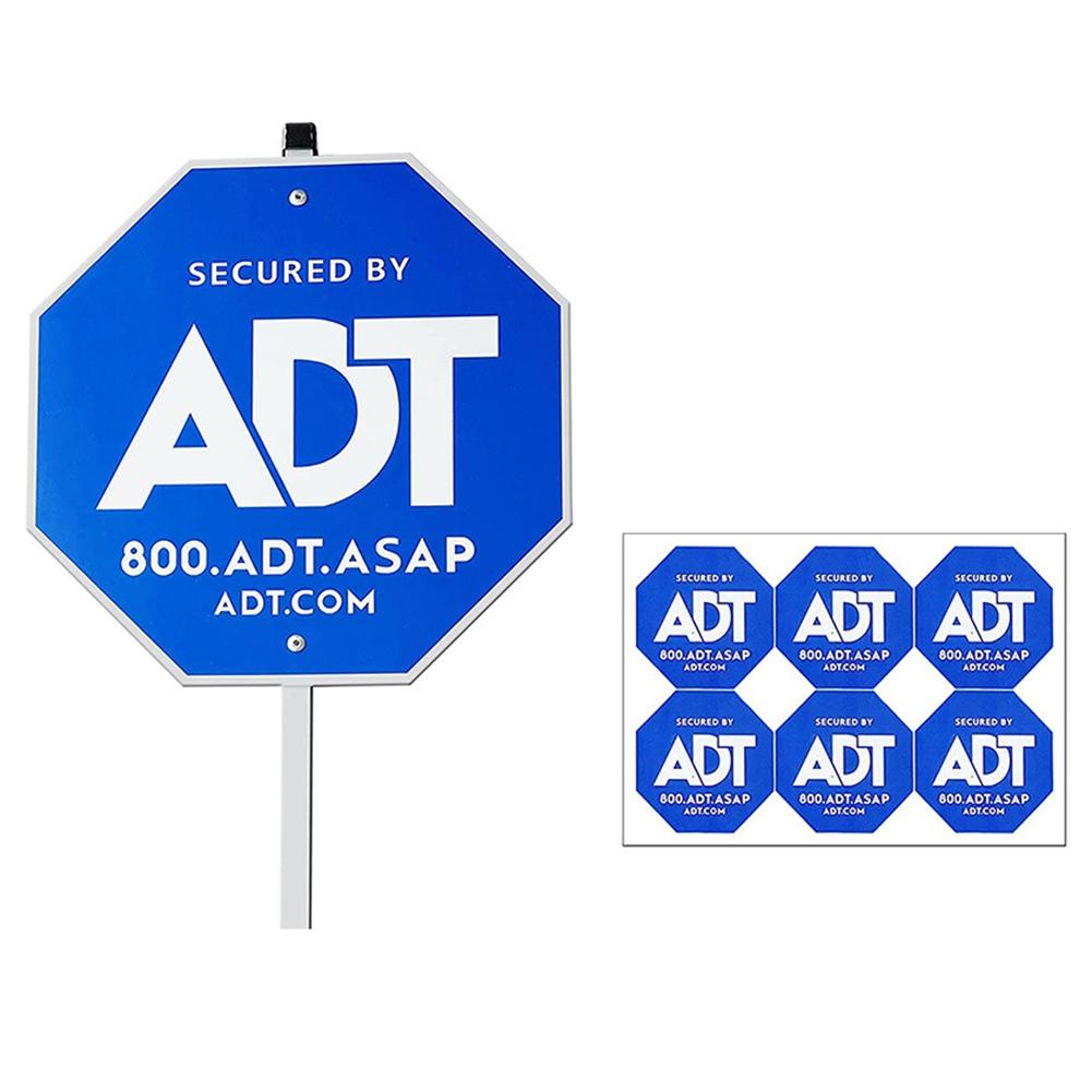 Знаки безопасности из алюминия ADT для наружного двора, знаки безопасности со светоотражающими словами