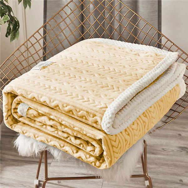Winter Thick Duvet Cover Blankets Double Sided Kids Adults Quilt Cover Fleece Soft Warm Sofa Cover Bedspread