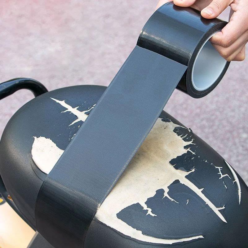 Лента на тканевой основе, высоковязкая, многофункциональная, для подушек сидений, диванов, стульев, черная, водонепроницаемая лента для ремонта кожи