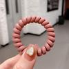 Korean Matte Elastic Spiral Hair Ring - Frosted Fairy Bracelet Hair Accessory