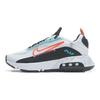 Air Max 2090 GS White Turf Orange Speckled Kids Sneakers Black Aquamarine CJ4066-106