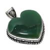 Green Onyx Gemstone Handmade 925 Sterling Silver Jewelry Pendant 2.01" A4c82