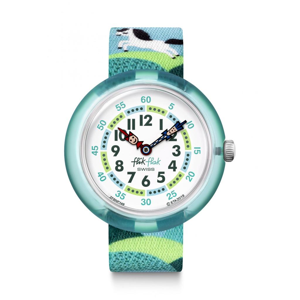 Swatch Детские часы Flik Flak Серия Feifei 32 мм Белые ZFBNP149 ZFBNP149